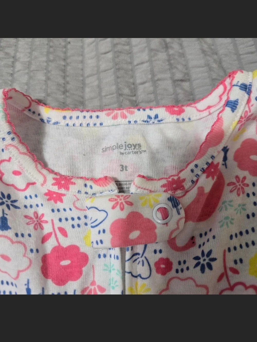 Carter's Multicolor Kids Zip Footless Pajamas — Yellow, Navy, Gray, Pink Etc.